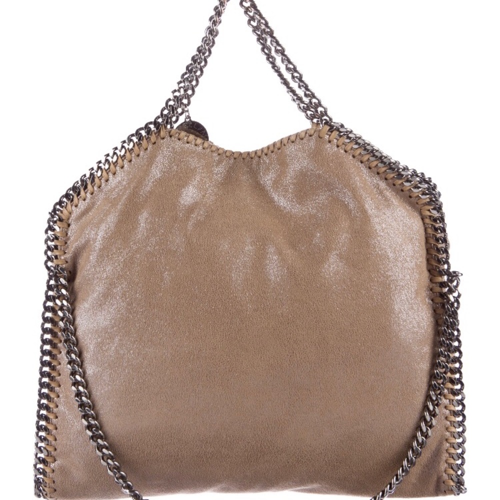 STELLA MCCARTNEY LRG-Nude Falabella Fold Over Tote